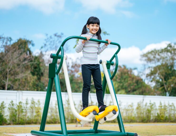 girls-exercising-playground-selective-focus
